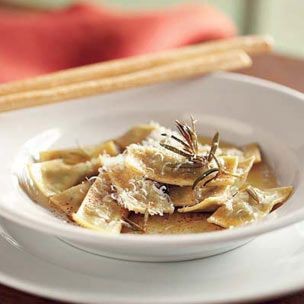 Agnolotti with Brown Butter & Rosemary
