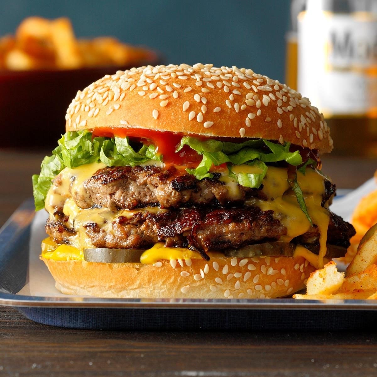 Air Fryer Hamburgers
