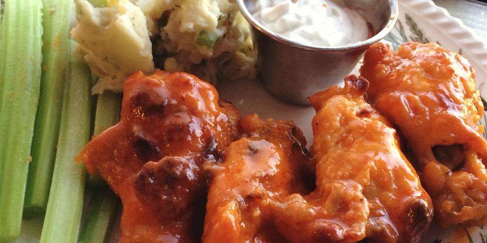 Baked Buffalo Wings
