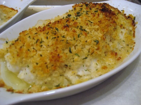 Baked Scrod with Lemon Herb Panko Crumb
