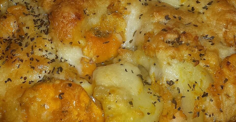 Baked Yam and Potato Casserole

