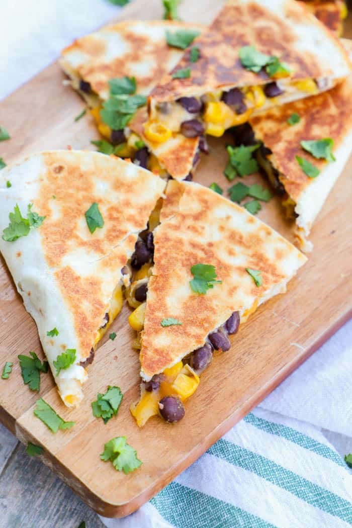 Bean & Cheese Quesadillas
