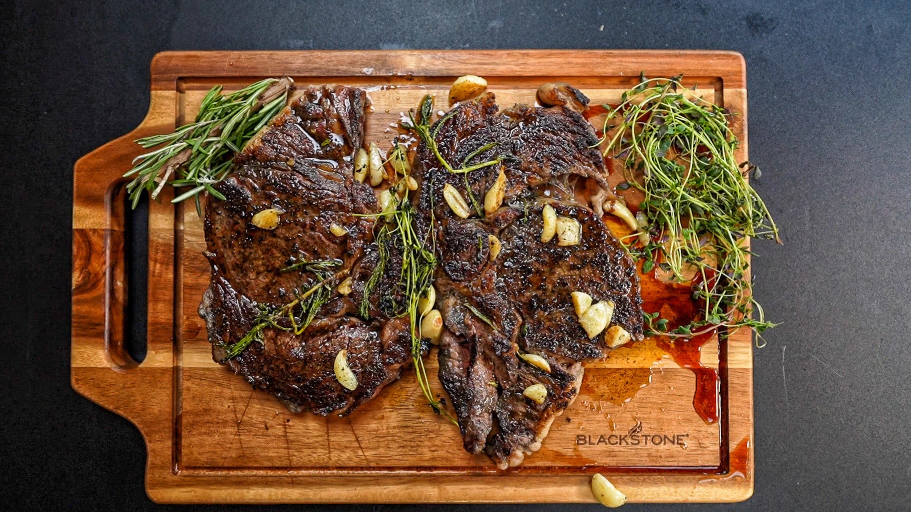 Blackstone Ribeye Steaks
