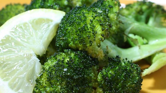 Broccoli in Roast Chicken Drippings
