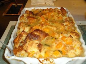 Butternut Squash Bread Pudding
