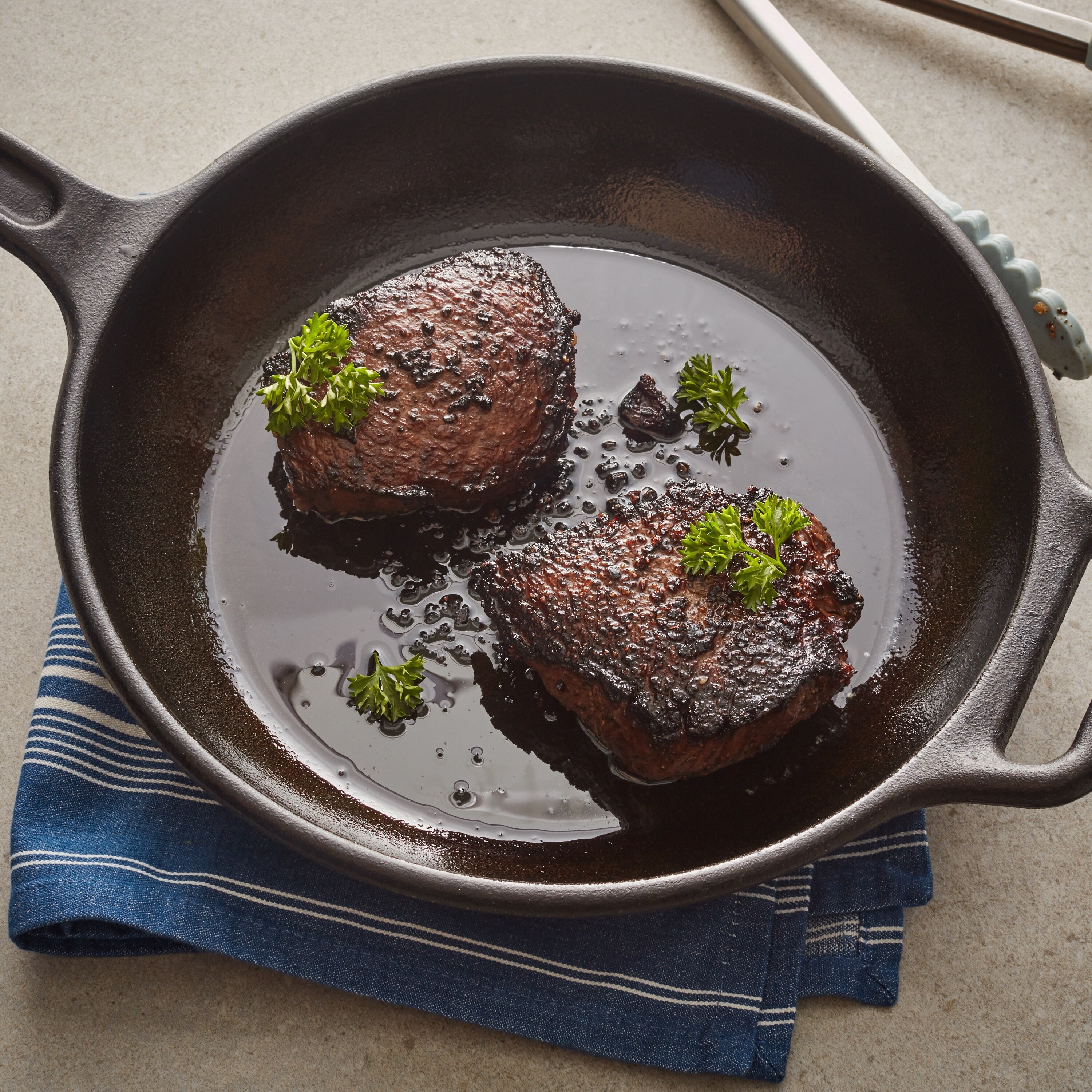 Cast Iron Pan-Seared Steak