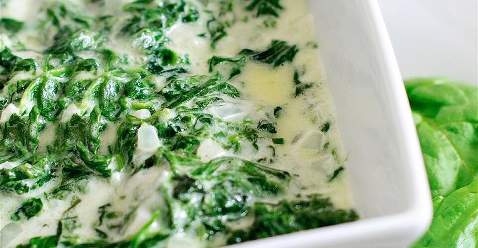 Cheesy Creamed Spinach
