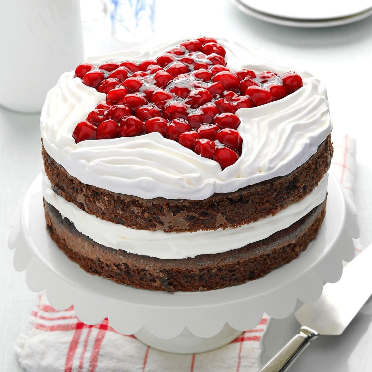 Chocolate Cherry Layer Cake

