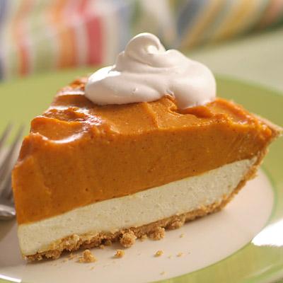 Double Layer Pumpkin Pie
