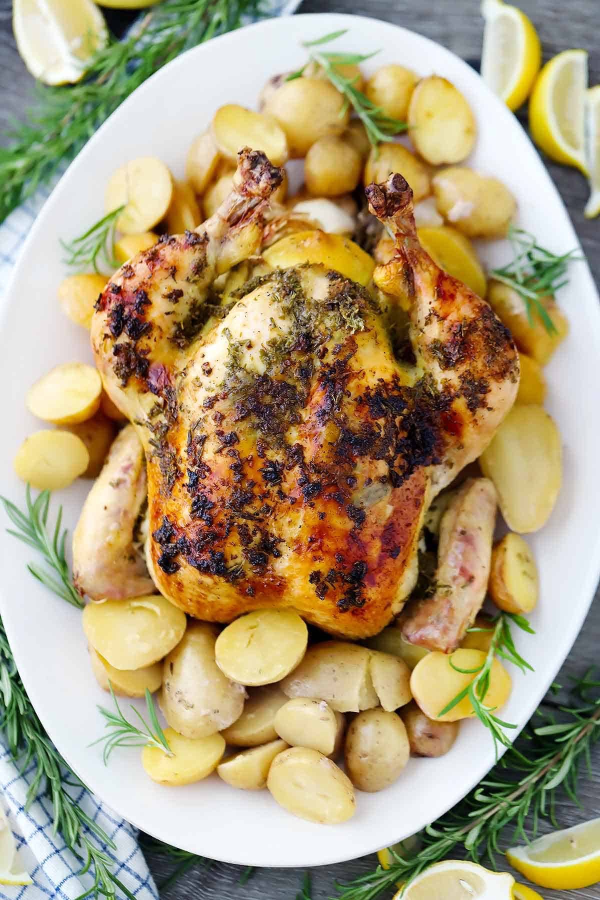 Dutch Oven Whole Roast Chicken
