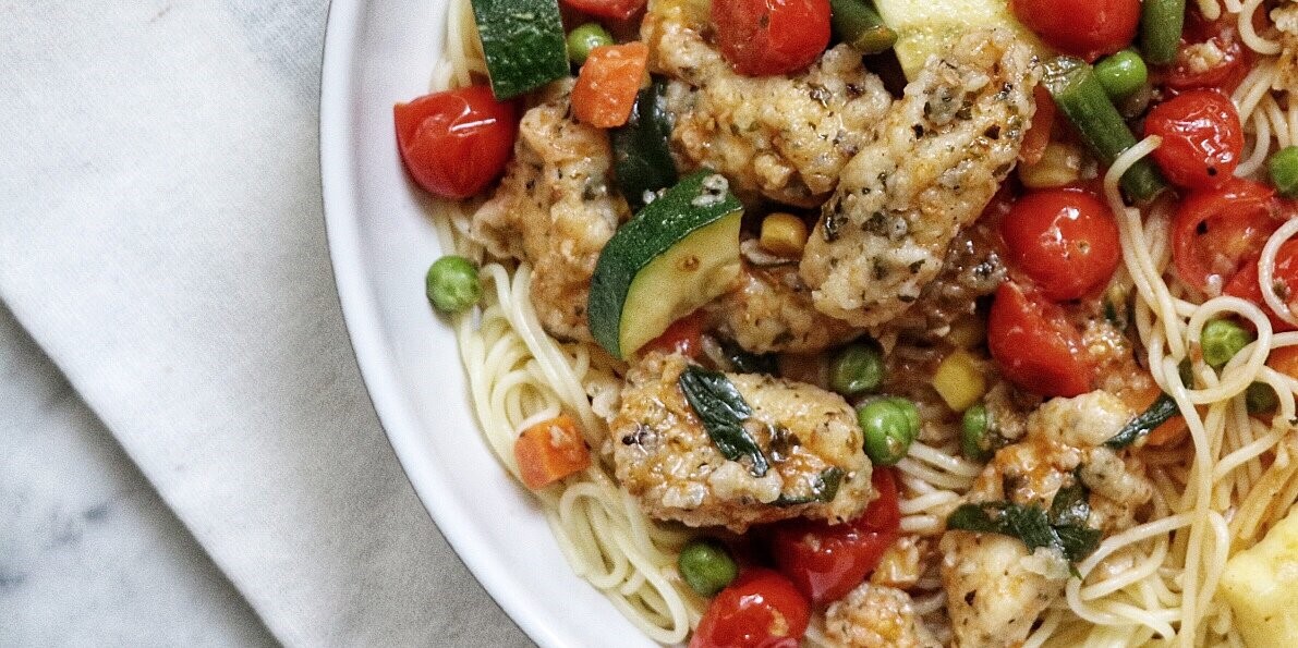 Easy Skillet Chicken Primavera

