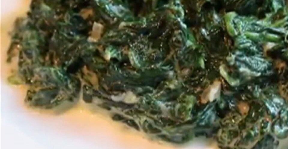 Fast and Easy Creamed Spinach
