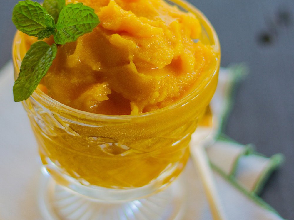 Fresh Mango Sorbet
