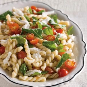 Gemelli with Tomatoes, Arugula and Burrata
