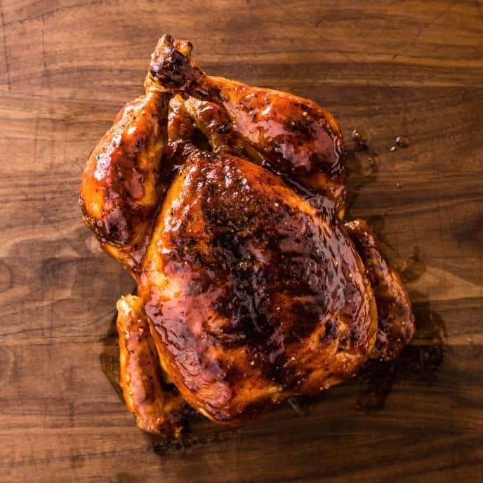 Glazed Roast Chicken
