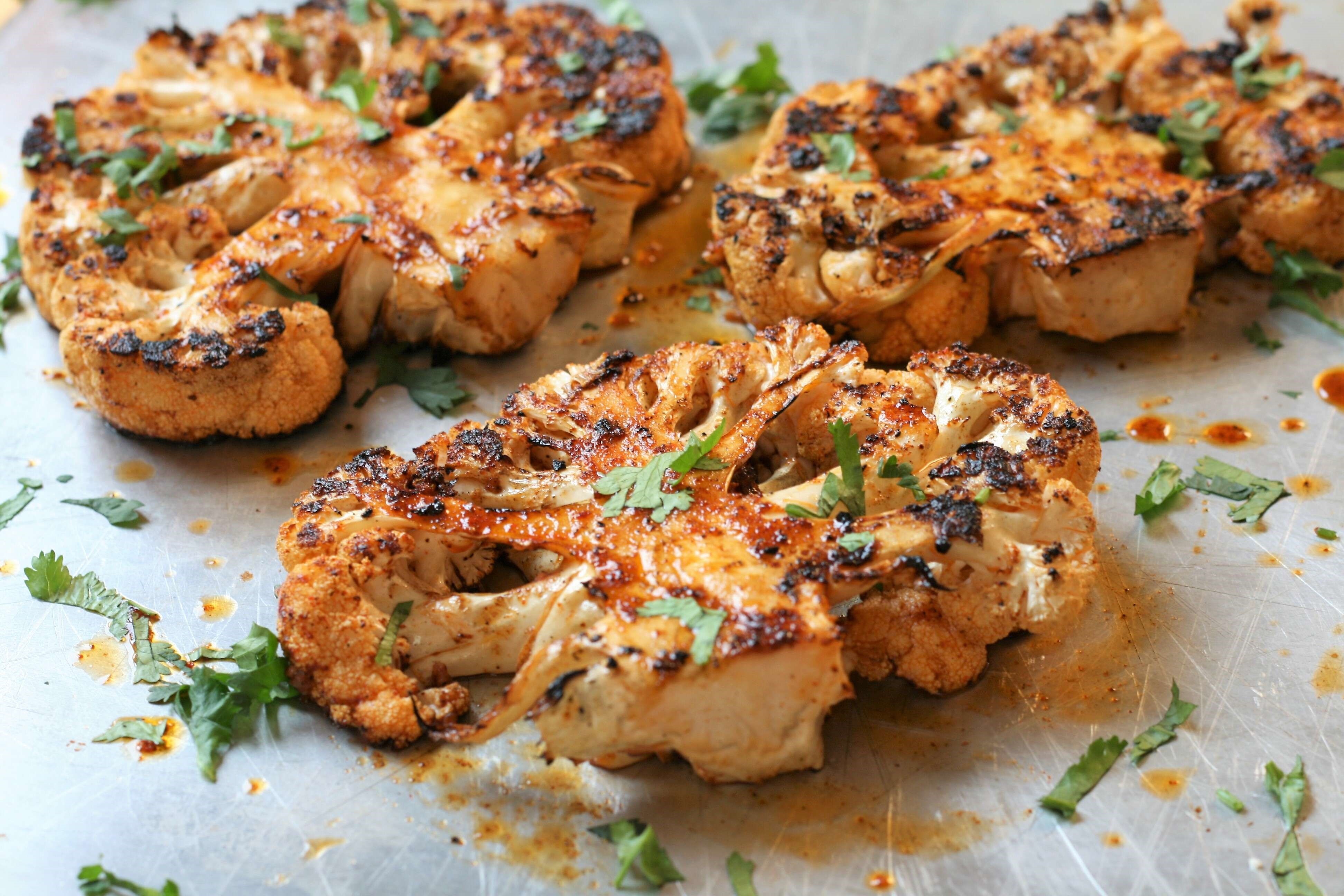 Grilled Cauliflower Steaks
