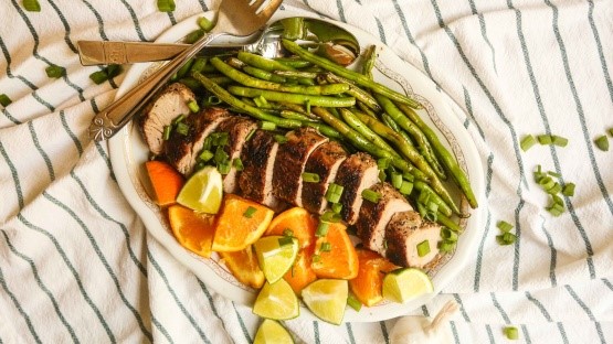 Grilled Garlic Pork Tenderloin
