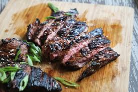 Grilled Marinated Skirt Steak
