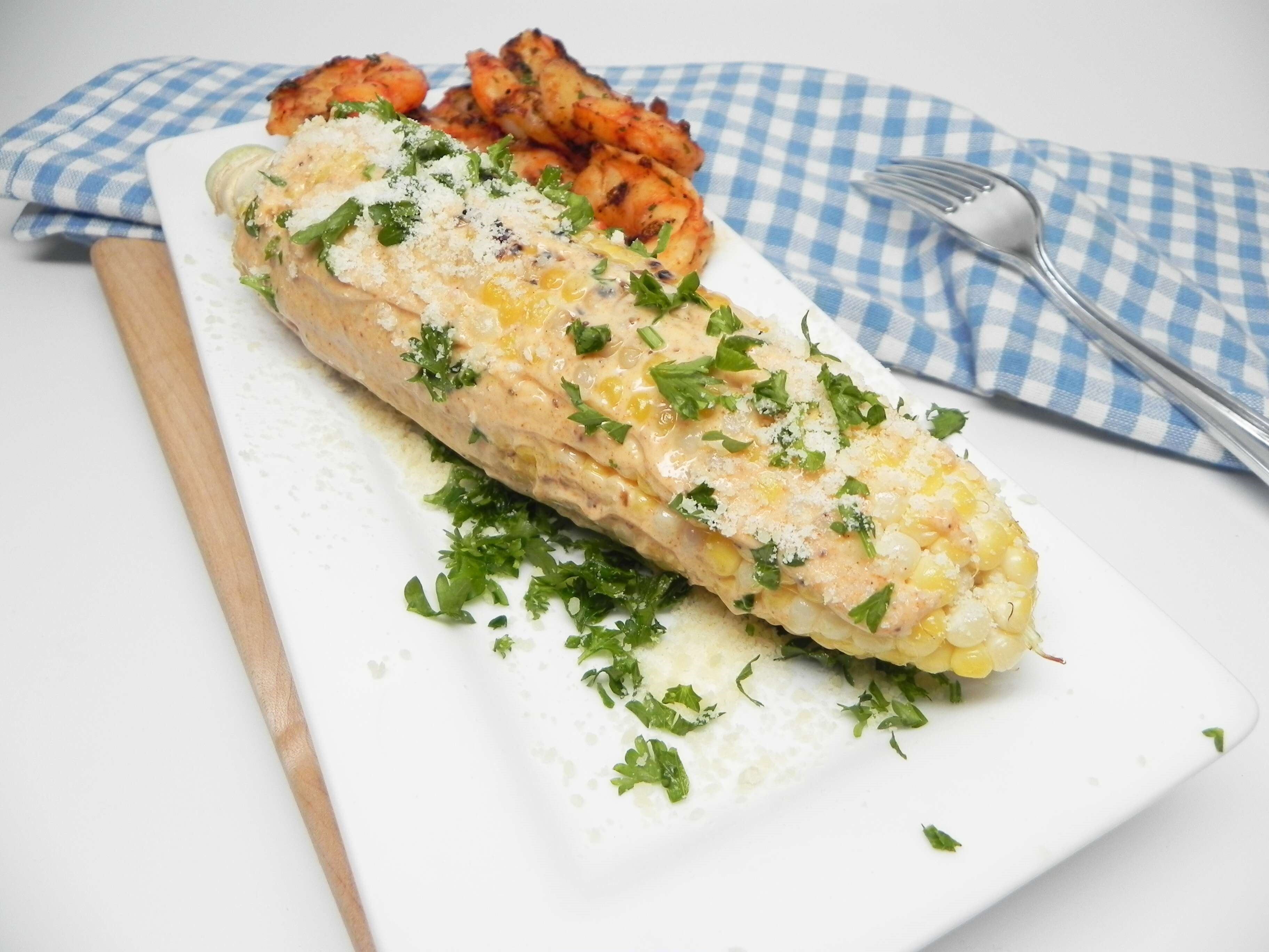 Grilled Old Bay Corn On The Cob
