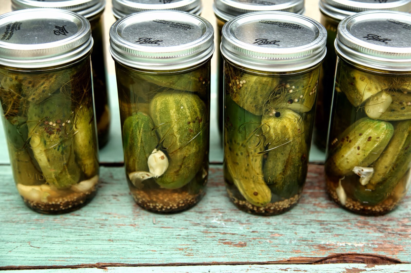 Homemade Spicy Pickles
