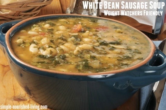 Italian Sausage and White Bean Soup with Kale - Instant Pot

