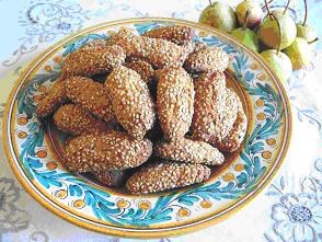 Italian Sesame Seed Cookies
