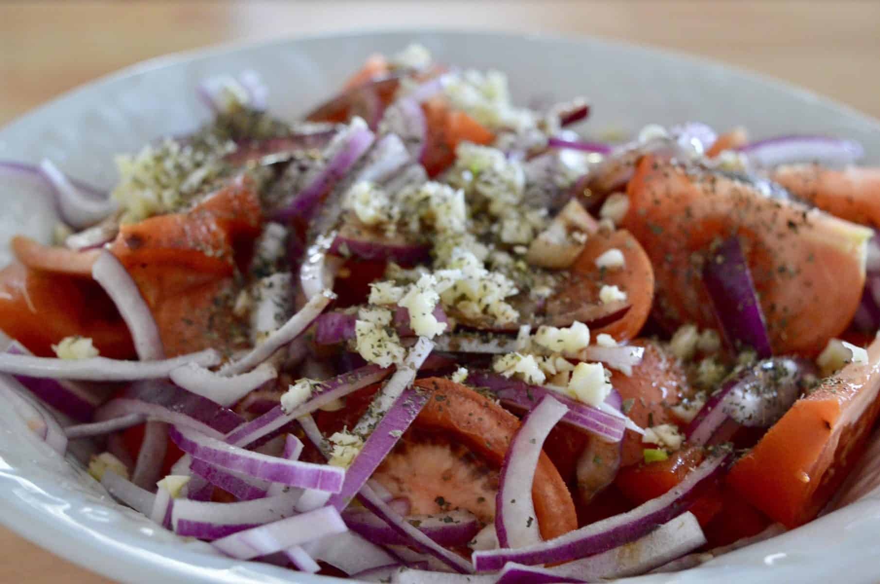 Italian Tomato Onion Salad
