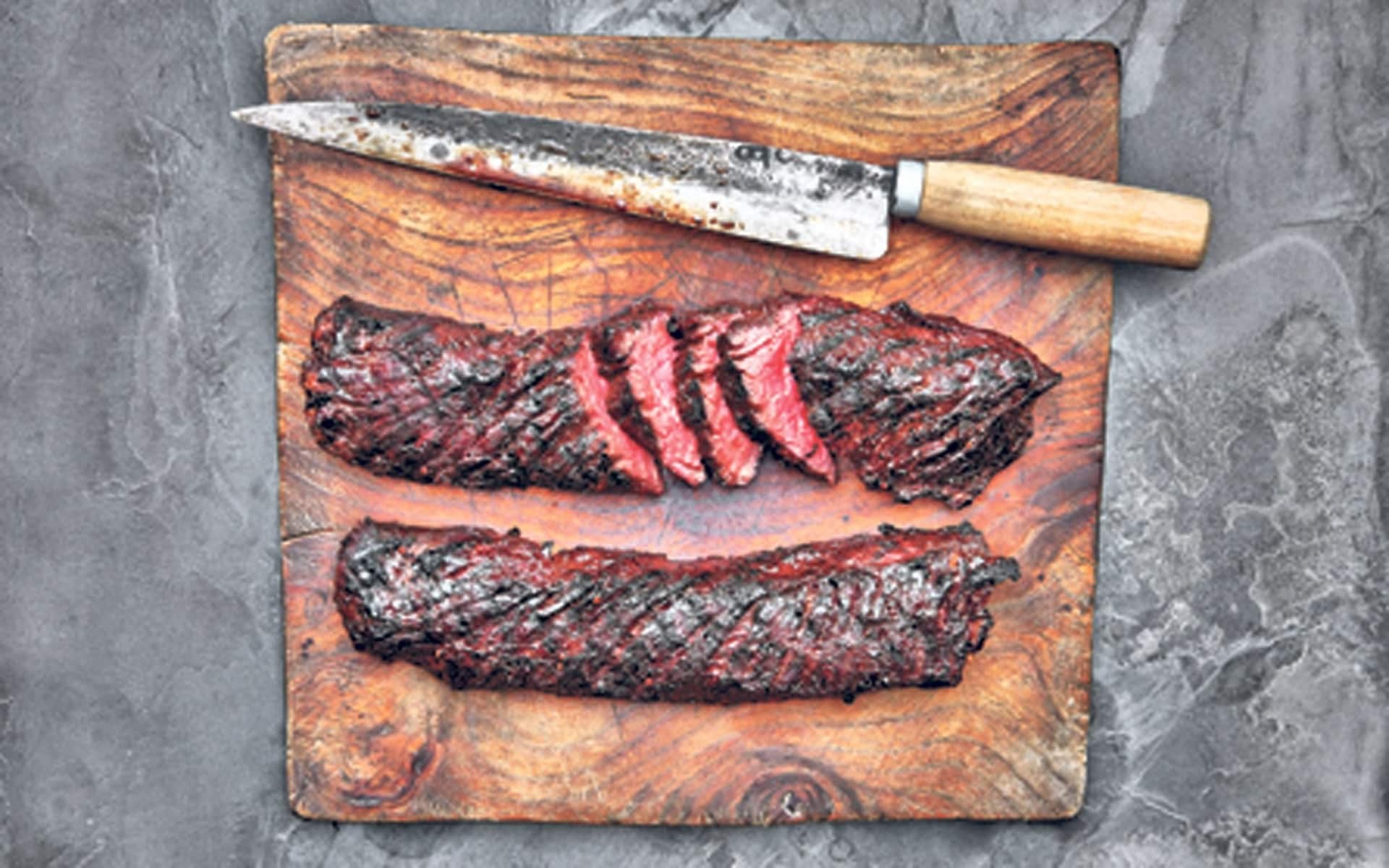 Korean Grilled Hanger Steak
