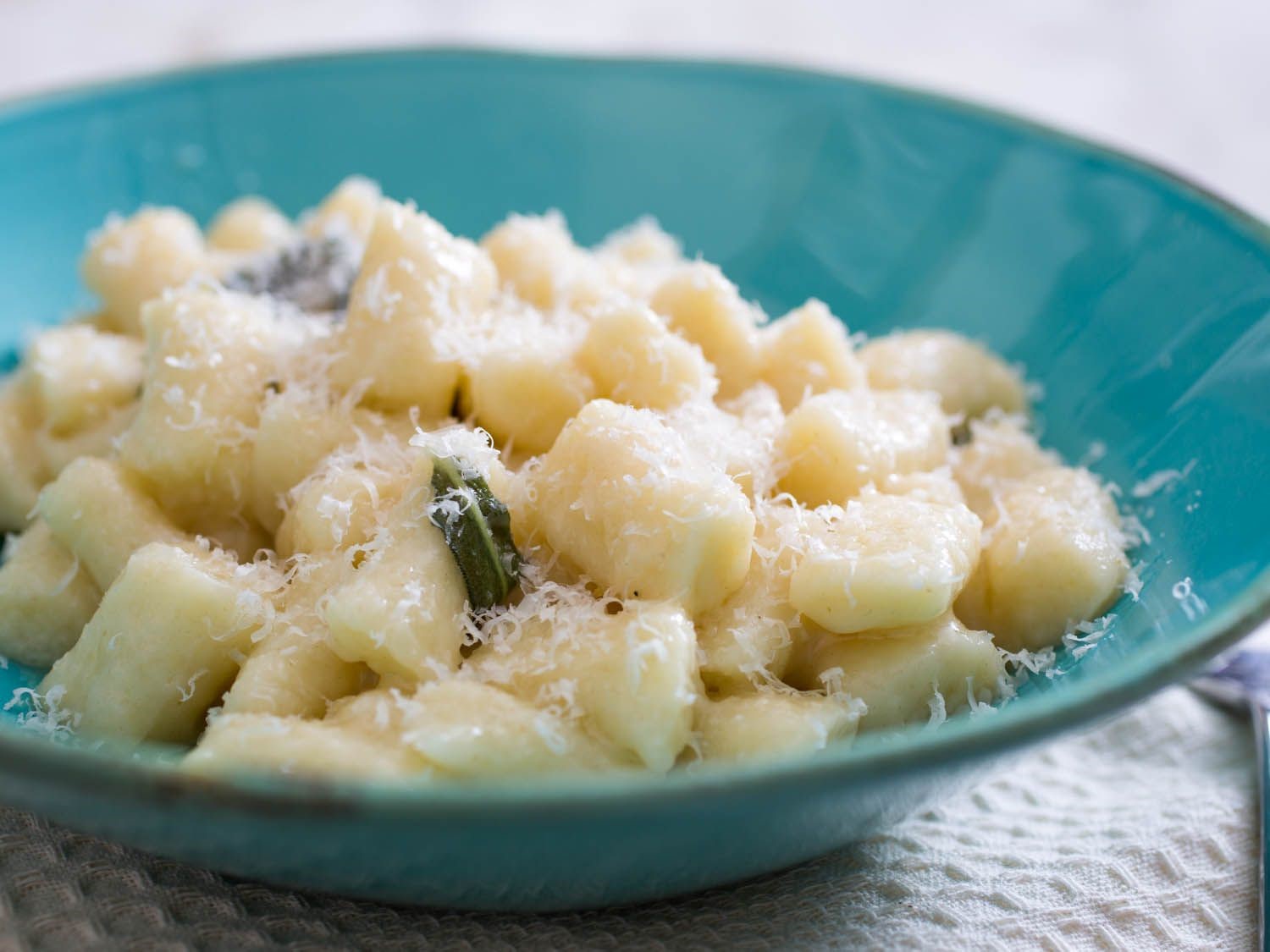 Light and Tender Potato Gnocchi with Sage-Butter Sauce Recipe
