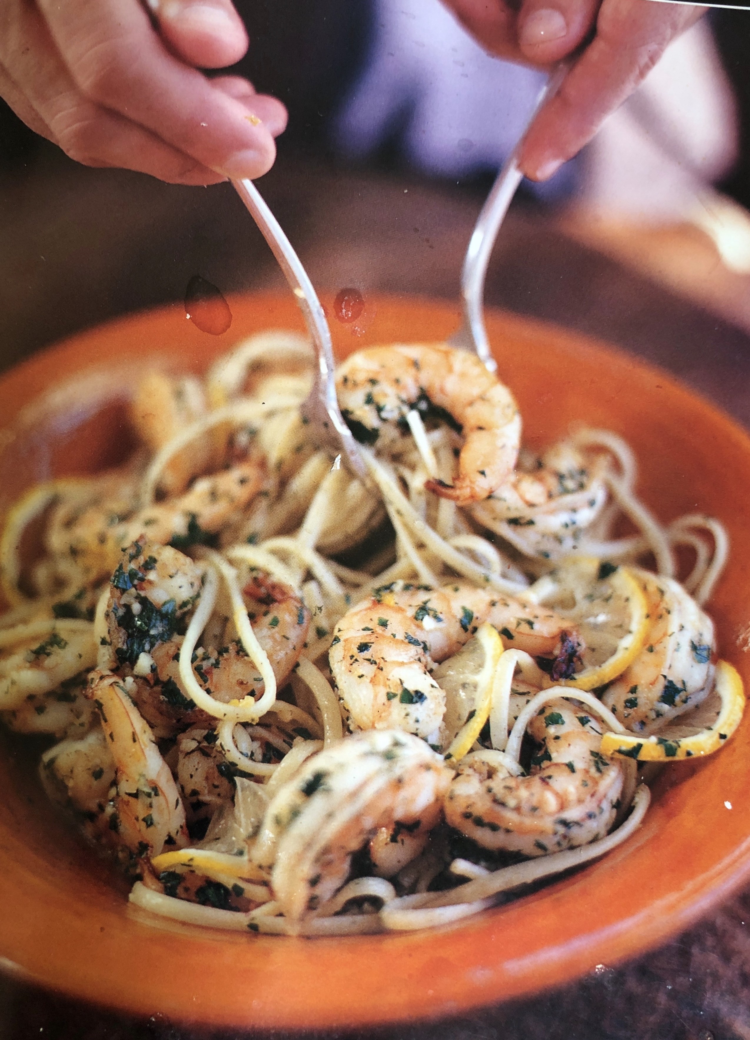 Linguine with Shrimp Scampi
