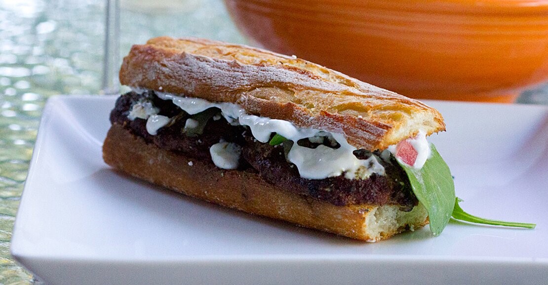 Mediterranean Lamb Burgers
