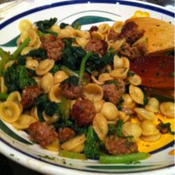 Orcchiette Pasta with Broccoli Rabe and Sausage
