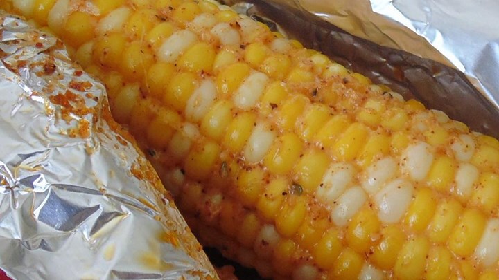 Oven Roasted Parmesan Corn on the Cob
