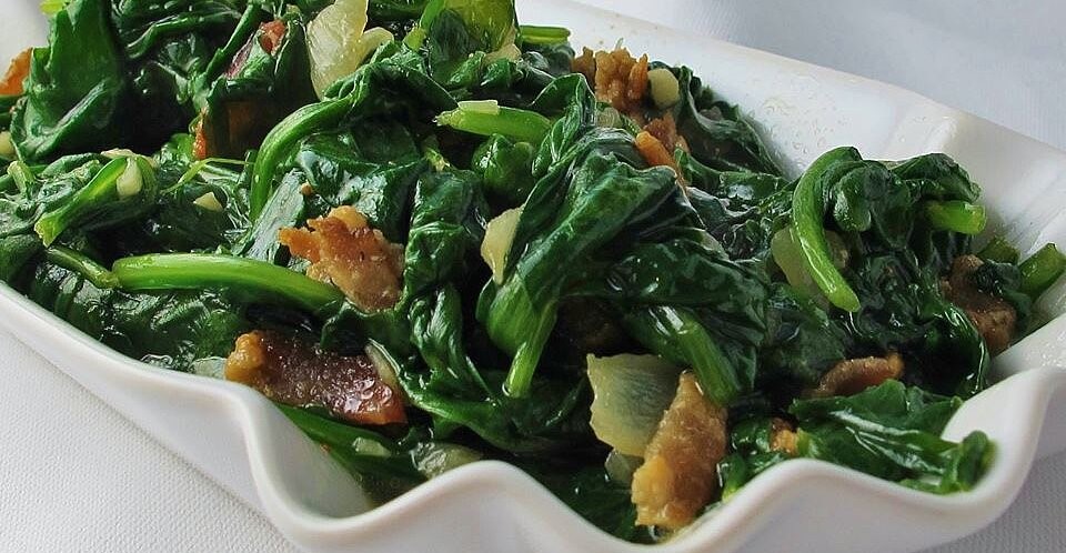 Pan Fried Spinach
