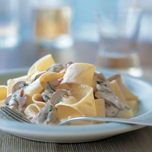 Pappardelle with Mushrooms
