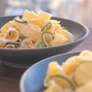 Pappardelle with Zucchini and Lemon
