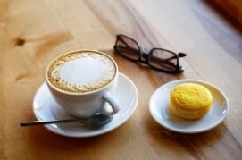 Parisian Pistachio Macaron Latte
