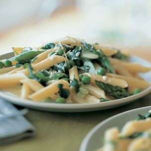 Penne with Spring Vegetables
