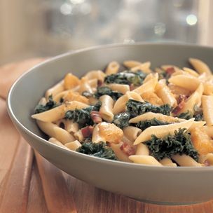 Penne with Winter Squash and Pancetta
