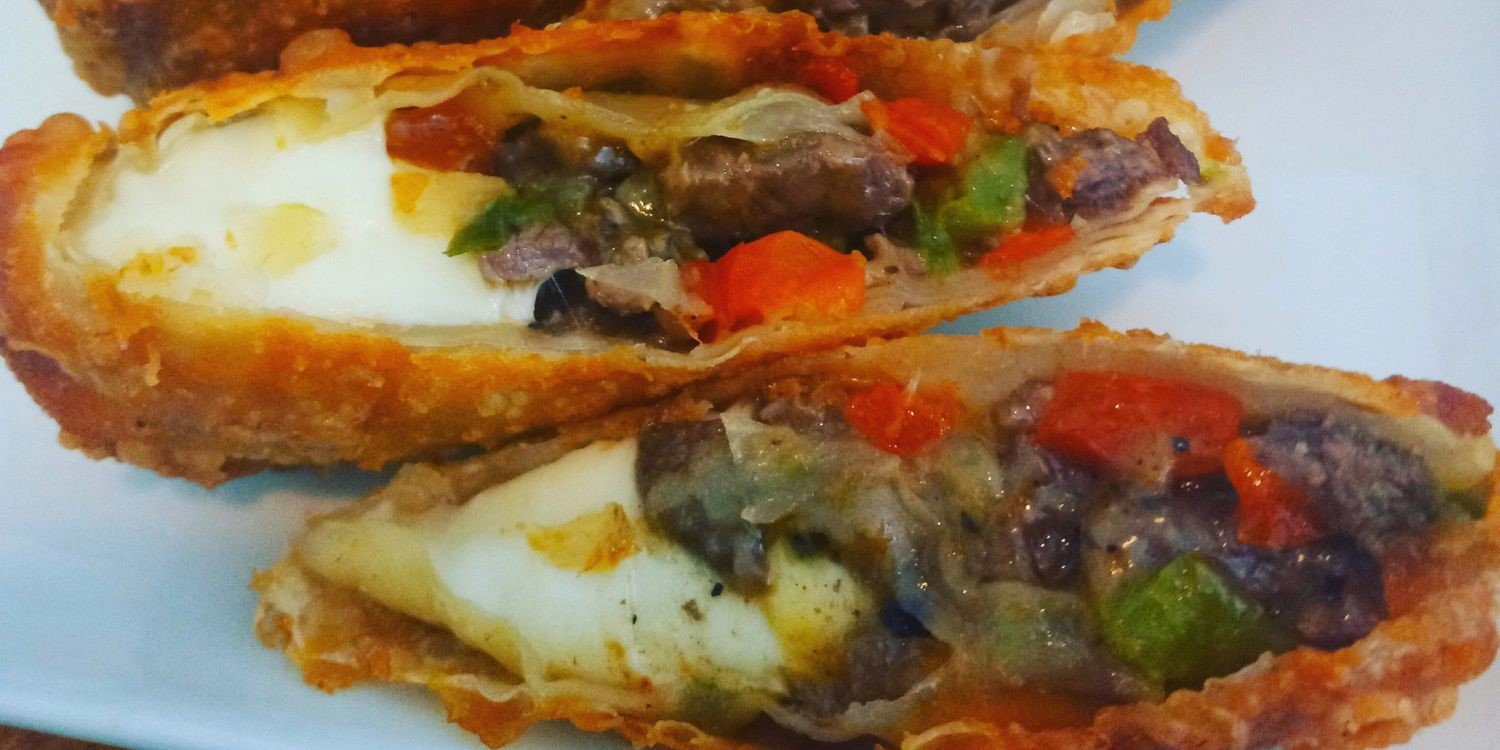 Philly Cheesesteak Egg Rolls
