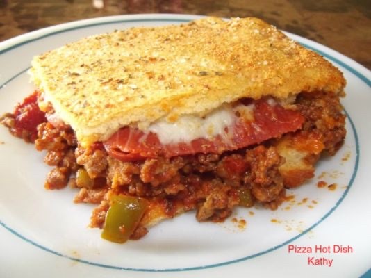 Pizza Hot Dish (Dutch Oven)
