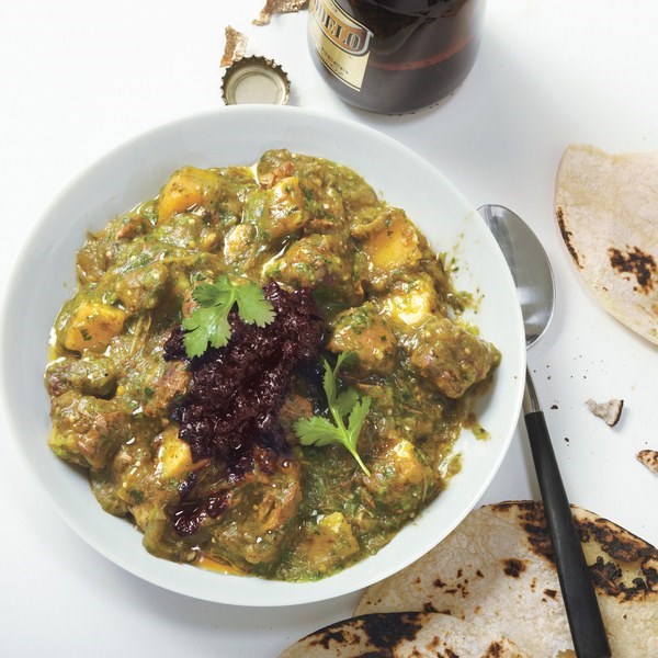 Pork Chile Verde with Red Chile Salsa
