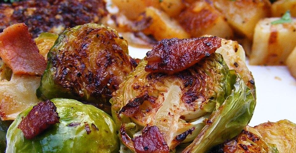 Quick Brussels and Bacon
