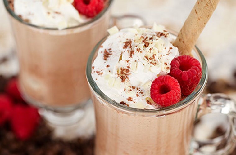 Raspberry White Chocolate Mocha
