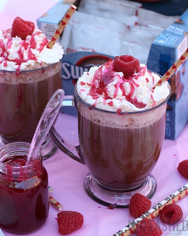 Red Raspberry Hot Chocolate
