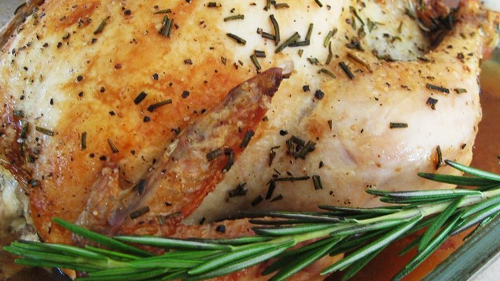 Roast Chicken with Rosemary
