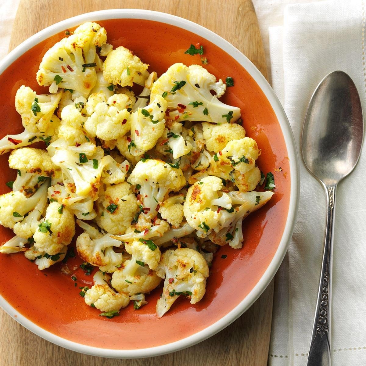 Roasted Herb & Lemon Cauliflower
