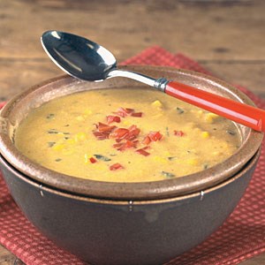 Roasted Red Pepper & Corn Chowder
