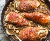 Rolled Chicken with Prosciutto

