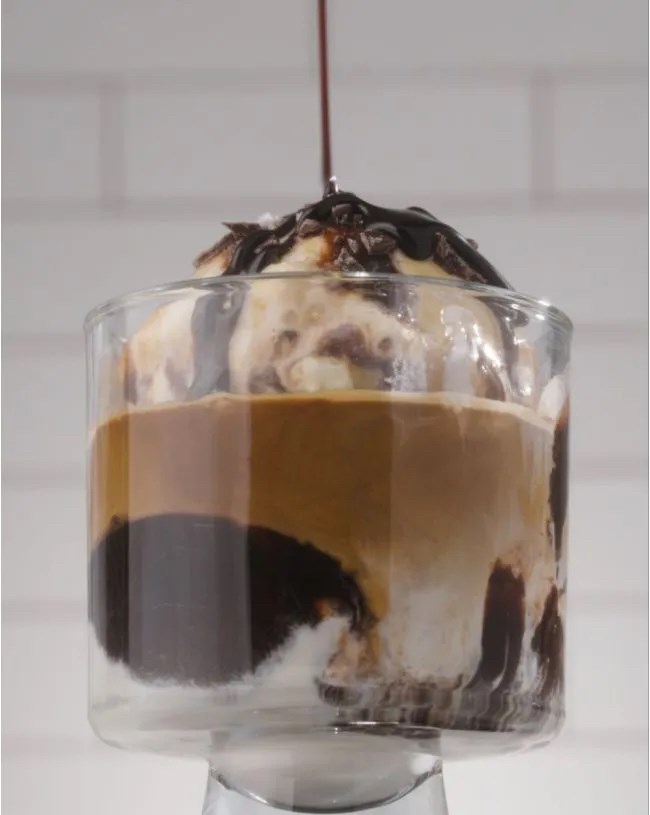 Sea Salt Chocolate Caramel Affogato
